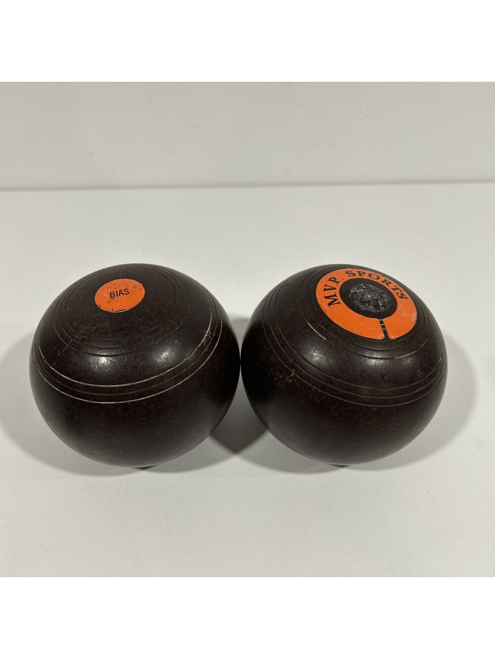 MVP SPORTS Lawn Bowl Balls Set Of 2 Crown Green
